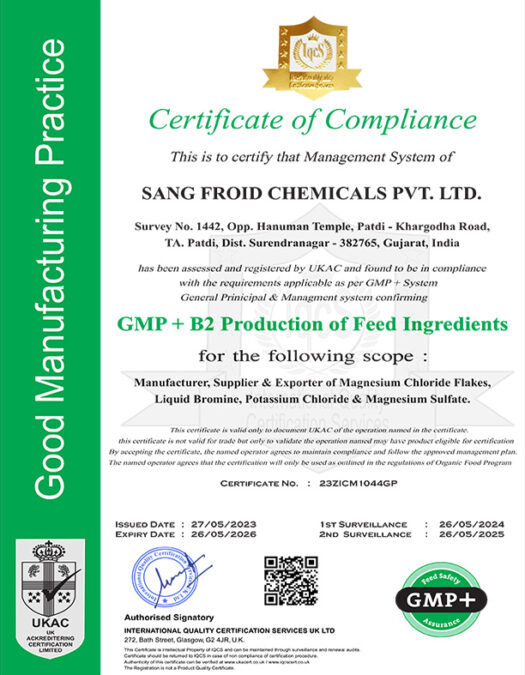 SANG FROID CHEMICALS PVT. LTD.